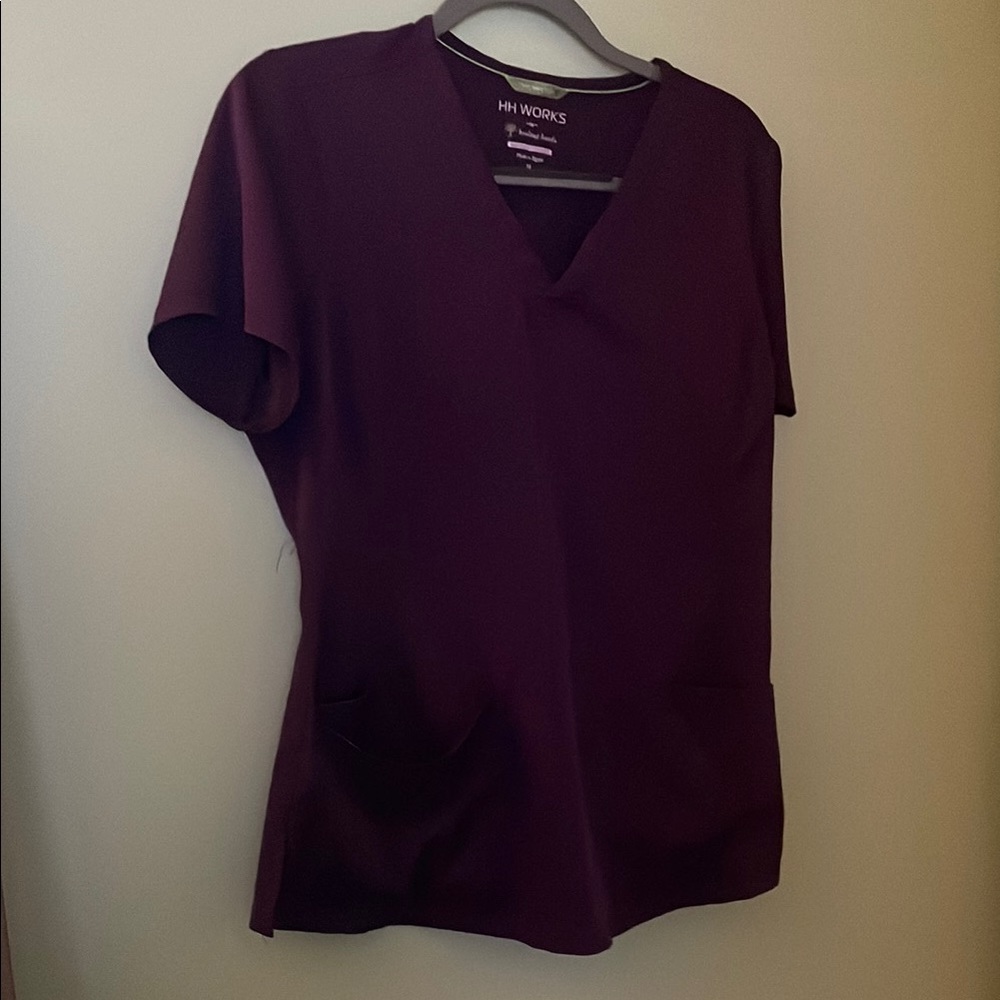 Women's Purple Scrub Top